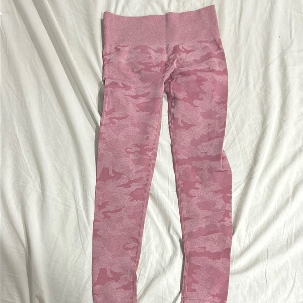 Pink Camouflage Leggings